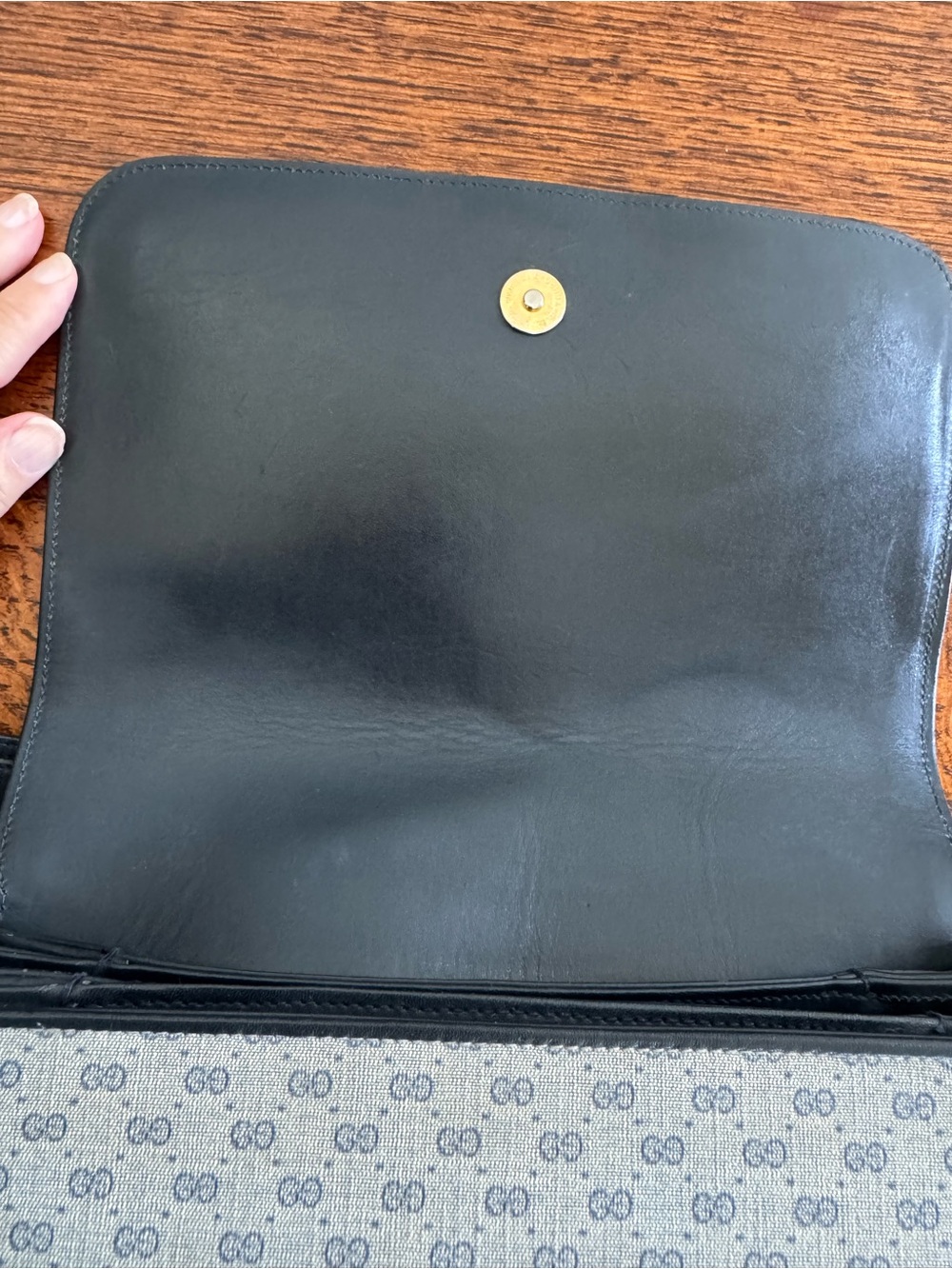 Gucci Vintage Micro GG Monogram Messenger Shoulder/Crossbody Bag with COA - Picture 9 of 14